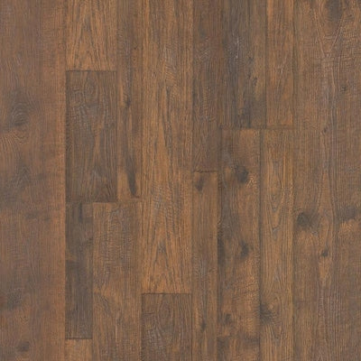 Pergo TimberCraft + WetProtect Waterproof Crest Ridge Hickory 7.48-in W x 3.93-ft L Handscraped Wood Plank Laminate Flooring