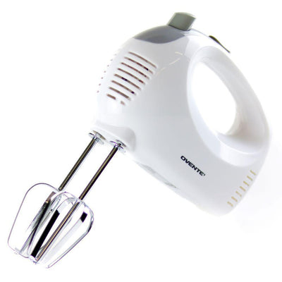 5-Speed Ultra Power Hand Mixer with Free Storage Case, White - Super Arbor