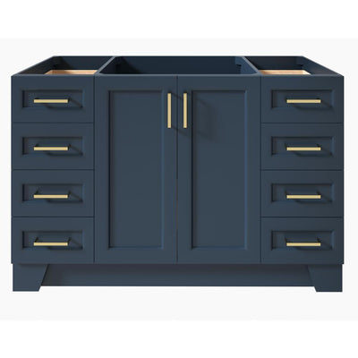 Taylor 54 in. W Vanity Cabinet Only in Midnight Blue - Super Arbor