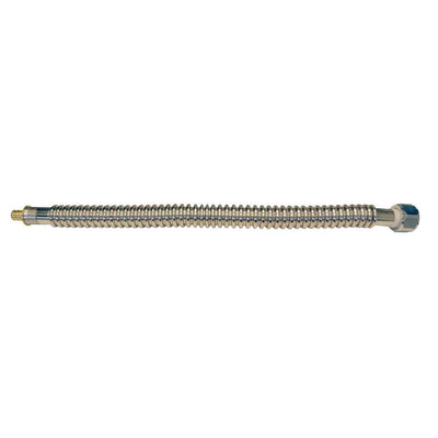 1/2 in. Stainless Steel PEX Barb x 3/4 in. Female Pipe Thread x 18 in. Water Heater Connector - Super Arbor