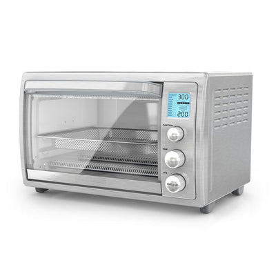 Crisp 'N Bake 8-Slice Air Fry Toaster Oven No Preheat, Stainless - Super Arbor