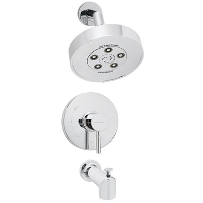 Neo Single-Handle 3-Spray Tub and Shower Faucet in Polished Chrome (Valve Included) - Super Arbor