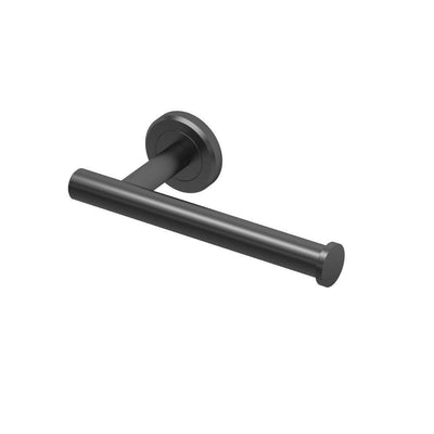 Latitude II Single Euro Toilet Paper Holder in Matte Black - Super Arbor