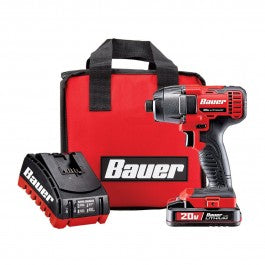 20V Hypermaxª Lithium-Ion Cordless 1/4 in. Hex Compact Impact Driver Kit with 1.5 Ah Battery, Rapid Charger, and Bag