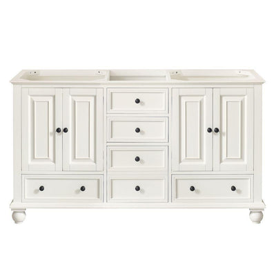 Thompson 60 in. W x 21 in. D x 34 in. H Vanity Cabinet in French White - Super Arbor