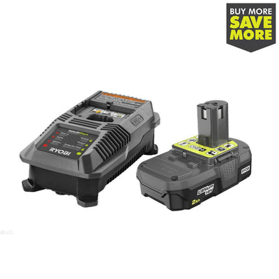 18-Volt ONE+ Lithium-Ion 2.0 Ah Battery and Dual Chemistry IntelliPort Charger Kit - Super Arbor