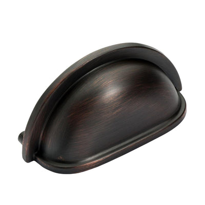 Bin Pull 3 in. (76 mm) Center-to-Center Oil Rubbed Bronze Cabinet Pull (25-Pack) - Super Arbor