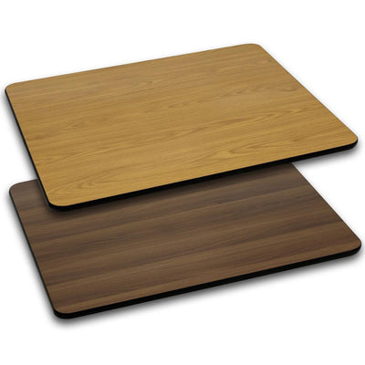 Natural/Walnut Rectangle Table Top - Super Arbor