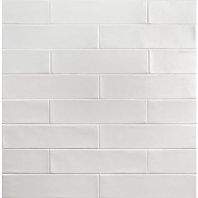 Ivy Hill Tile Birmingham Bianco 3 in. x 12 in. 8mm Polished Ceramic Subway Tile (5.38 sq. ft. / box) - Super Arbor