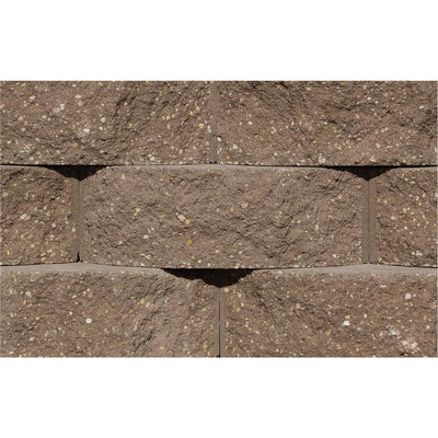 Rockwood Retaining Walls Cottage Stone 4 in. H x 12 in. W x 8.5 in. D Sandstone Concrete Garden Wall Block (96-Pieces/31.68 sq. ft./Pack) - Super Arbor