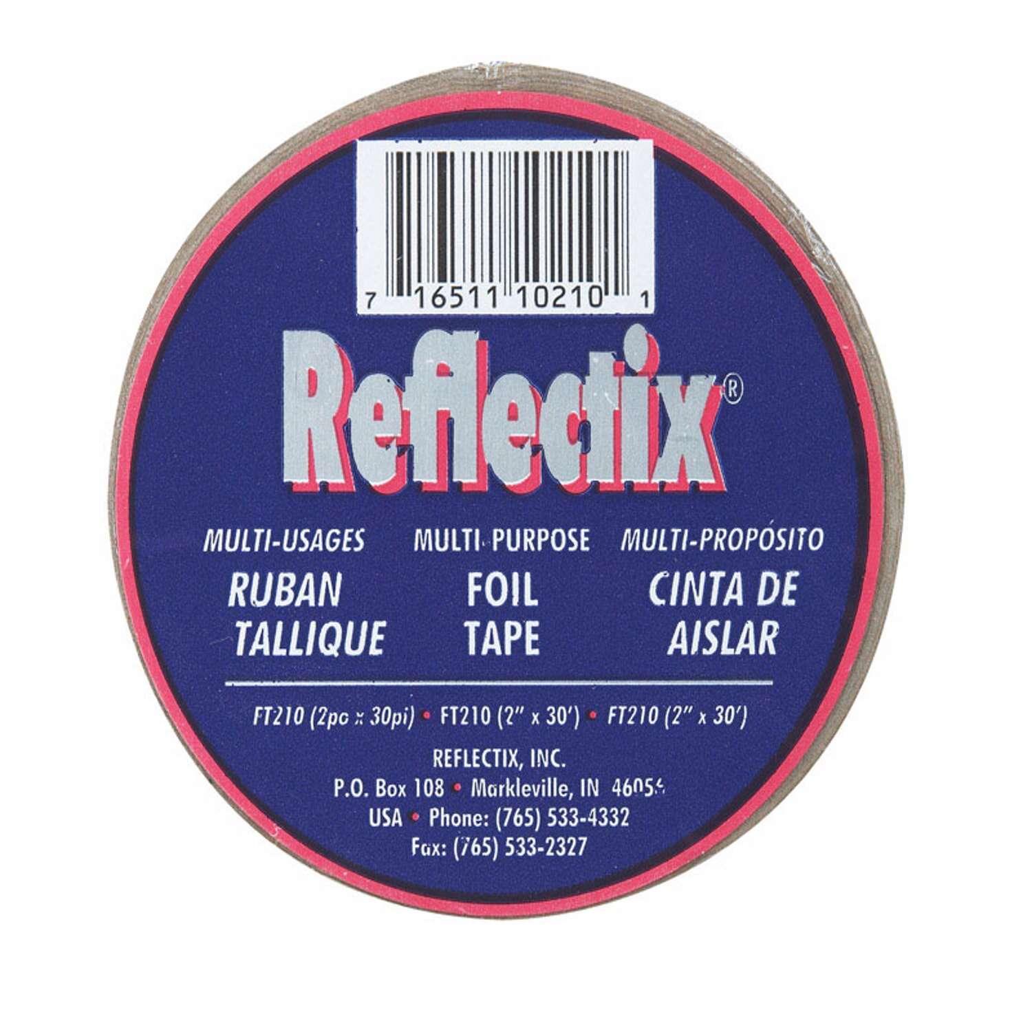 Reflectix 2 in. W X 30 ft. L Reflective Radiant Barrier Foil Tape Insu ...