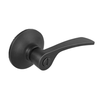 Kensington Matte Black Bed/Bath Door Lever - Super Arbor