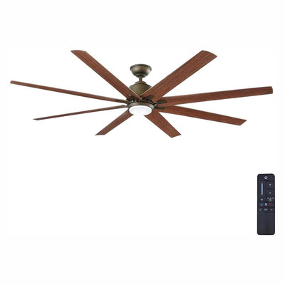 Kensgrove 72 in. LED Indoor/Outdoor Espresso Bronze Ceiling Fan with Remote Control - Super Arbor