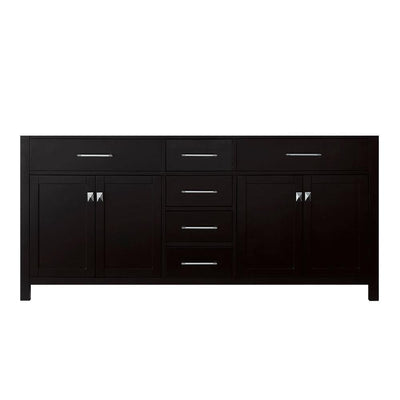 Caroline 72 in. W Bath Vanity Cabinet Only in Cashmere Gray - Super Arbor