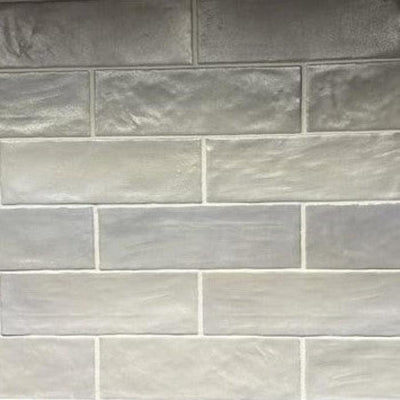 Amagansett Fog 2 in. x 8 in. 9 mm Satin Ceramic Wall Tile (5.38 sq. ft. / box)