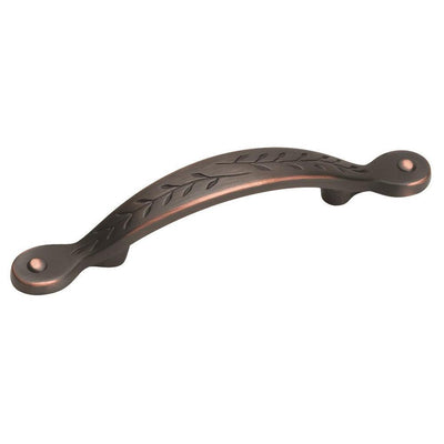 Nature's Splendor 3 in (76 mm) Center-to-Center Oil-Rubbed Bronze Cabinet Drawer Pull - Super Arbor