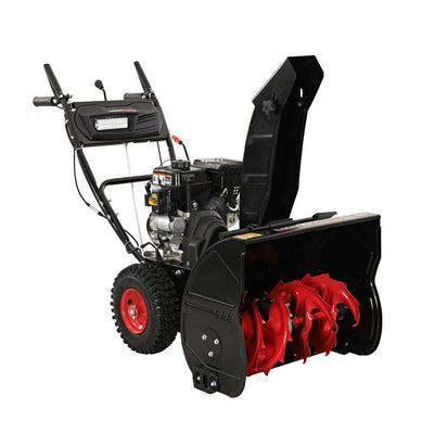 24 in. Two-Stage Gas Snow Blower with Electric Start - Super Arbor