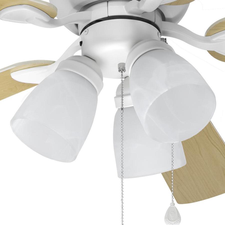 Harbor Breeze Centreville 42-in White Indoor Flush Mount Ceiling Fan with good Light