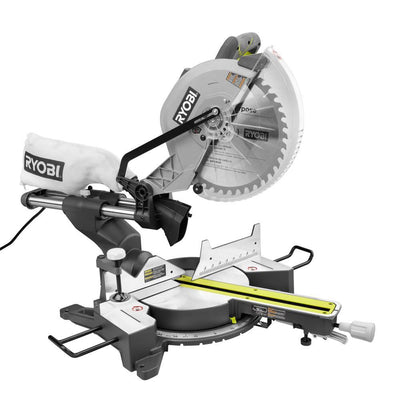 12 in. Sliding Miter Saw with LED - Super Arbor
