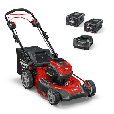 Snapper XD 82-Volt MAX Cordless Electric 21 in. Self-Propelled Lawn Mower Kit with (2) 2.0 Batteries & (1) Rapid Charger