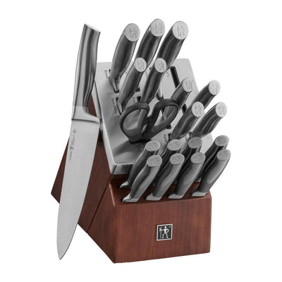 Graphite 20-Piece Self-Sharpening Knife Block Set - Super Arbor