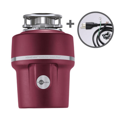 InSinkErator Evolution Select Plus 3/4 HP Continuous Feed Garbage Disposal with Power Cord Kit Included - Super Arbor