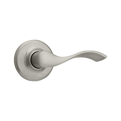 Balboa Satin Nickel Passage Hall/Closet Door Lever with Microban Antimicrobial Technology - Super Arbor