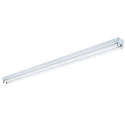 C296T8 MV 8 ft. 2-Light White Fluorescent Non-Hooded Strip Light - Super Arbor