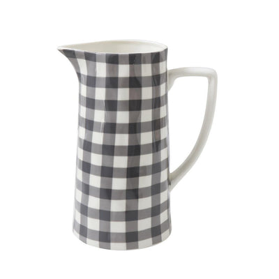 64 oz. Black Gingham Pitcher - Super Arbor