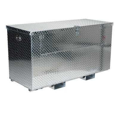 24 in. x 48 in. Aluminum Portable Fold Down Tool Box with Fork Pockets - Super Arbor