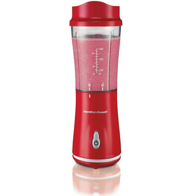 14 oz. Red Single Speed Single Serve Blender with Plastic Jar - Super Arbor