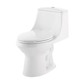 Jacuzzi Primo White WaterSense Dual Flush Elongated Chair Height Toilet 12-in Rough-In Size - Super Arbor