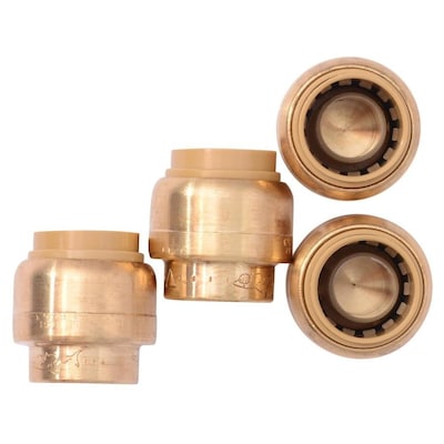 SharkBite 4-Pack 1/2-in Push-to-Connect dia Cap Push Fitting