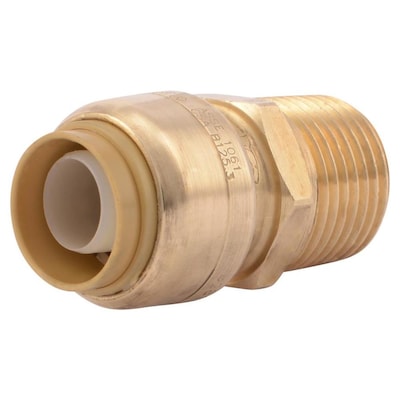 SharkBite 1/2-in Push-to-Connect x 1/2-in MNPT dia Male Adapter Push Fitting