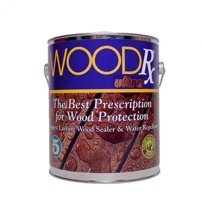 WoodRx 1 gal. Ultra Natural Transparent Wood Exterior Stain and Sealer - Super Arbor