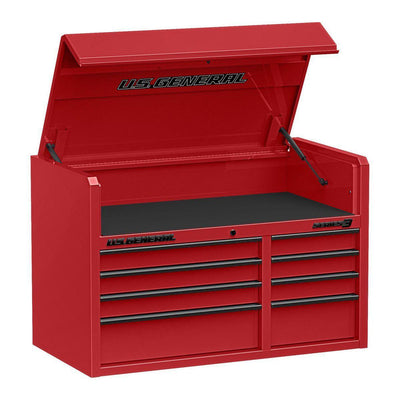 U.S. GENERAL 42 in. x 22 in. Top Chest, Series 3, Red - Super Arbor