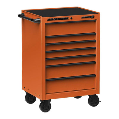 U.S. GENERAL 27 in. x 22 in. Roll Cab, Series 3, Orange - Super Arbor