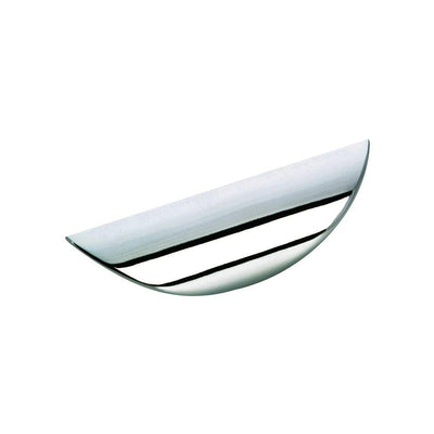 1-1/4 in. (32 mm) Center-to-Center Chrome Contemporary Cup Pull - Super Arbor