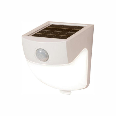 120-Degree White Motion Activated Sensor Outdoor Solar Powered Wedge Security Light - Super Arbor