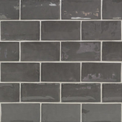 Ivy Hill Tile Catalina Driftwood 3 in. x 6 in. x 8 mm Polished Ceramic Subway Wall Tile (44-pieces/ 5.38 sq. ft. /case)