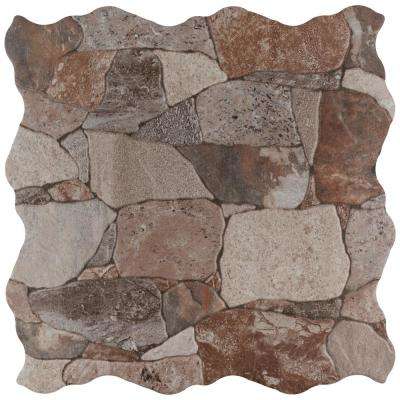 Merola Tile     Attica Gris 16-7/8 in. x 16-7/8 in. Ceramic Floor and Wall Tile (14.15 sq. ft. / case)