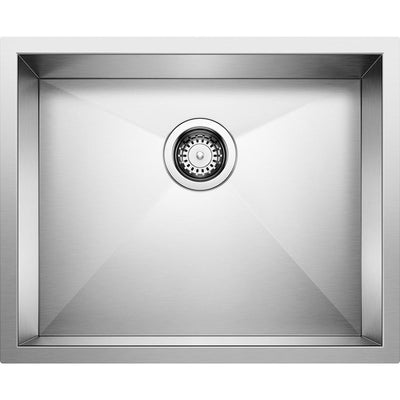 QUATRUS R0 Undermount Stainless Steel 22 in. Single Bowl Kitchen Sink - Super Arbor