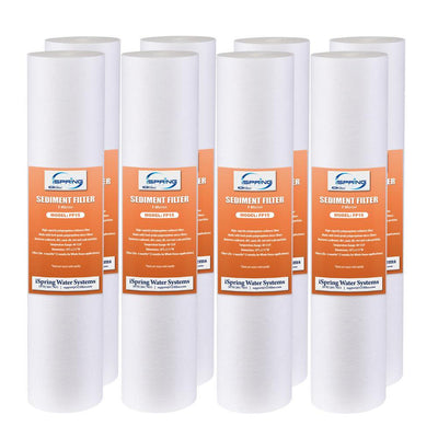 5 micron 10 in. x 2.5 in. Universal Sediment Filter Cartridges 15000 Gal. Multi-layer (8-Pack) - Super Arbor