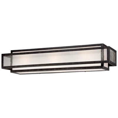 Camden Square 3-Light Aged Charcoal Bath and Vanity Light - Super Arbor