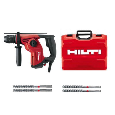 120-Volt SDS-Plus TE-7 Corded Rotary Hammer Drill Kit with 4 TE-CX Hammer Drill Bits - Super Arbor