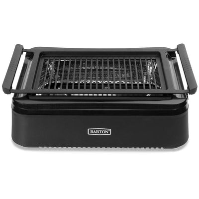 1650-Watt in Black with Drip-Tray Electric Smokeless Indoor Infrared Grill - Super Arbor