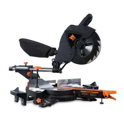 2-Speed Single Bevel 10 in. Sliding Compound Miter Saw with Smart Power Technology - Super Arbor