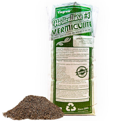 Viagrow 4 cu. ft./29.9 Gal./113 l Horticultural Vermiculite - Super Arbor