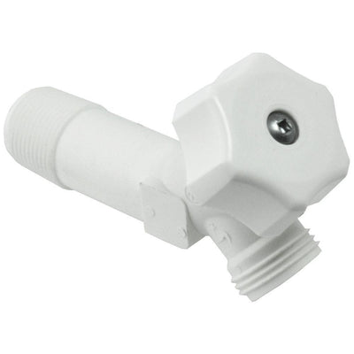 2 1/4 in. Shank Poly Water Heater Drain Valve with Handgrip Handle - Super Arbor