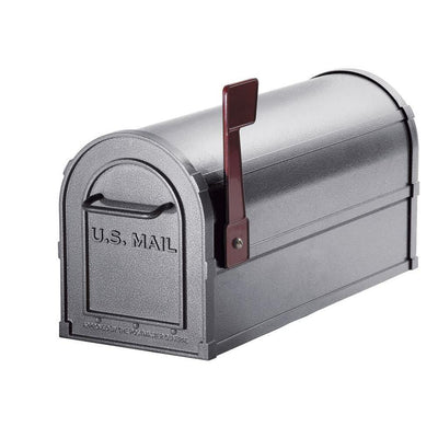 4800 Series Post-Mount Deluxe Rural Mailbox - Super Arbor